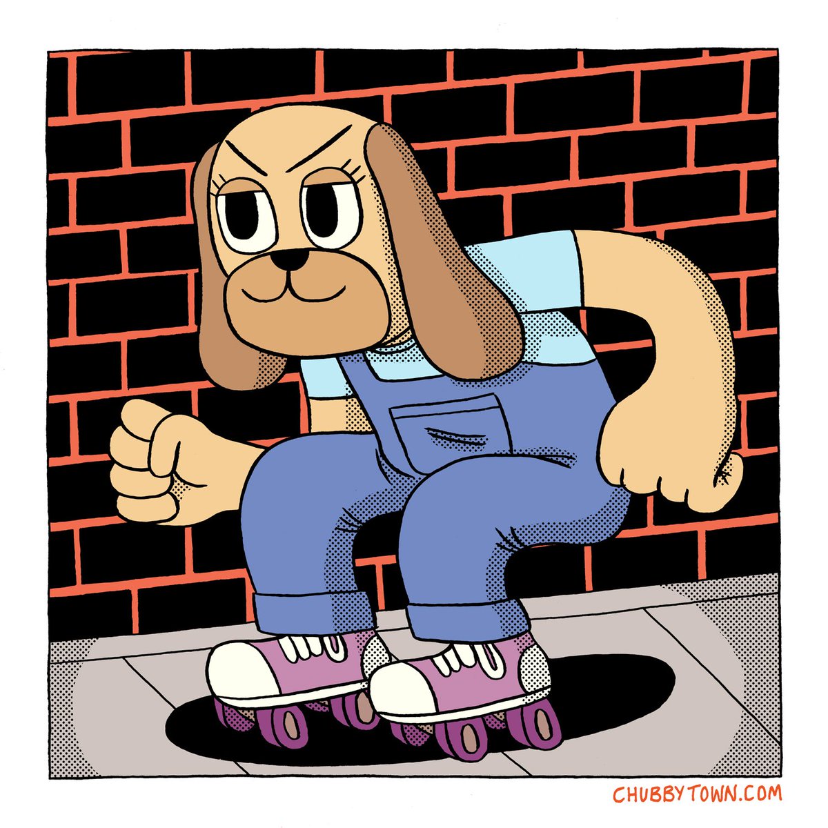 ChubbyTown's tweet photo. Skate pup https://t.co/ig5U8uNXu8