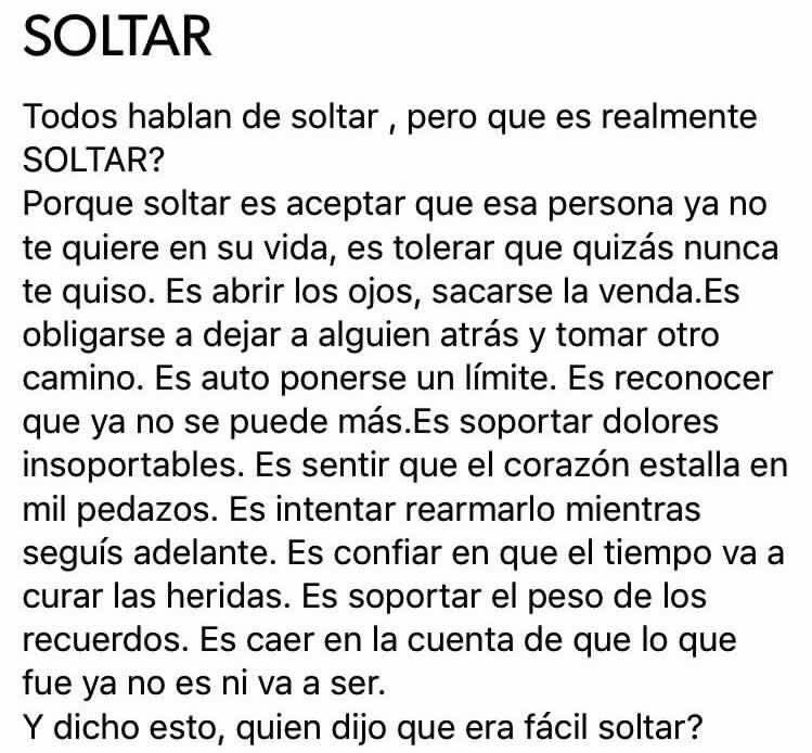 hydebxby's tweet photo. Porque soltar es aceptar que esa persona  ya no te quiere en tu vida. https://t.co/Ma6oft9V2j