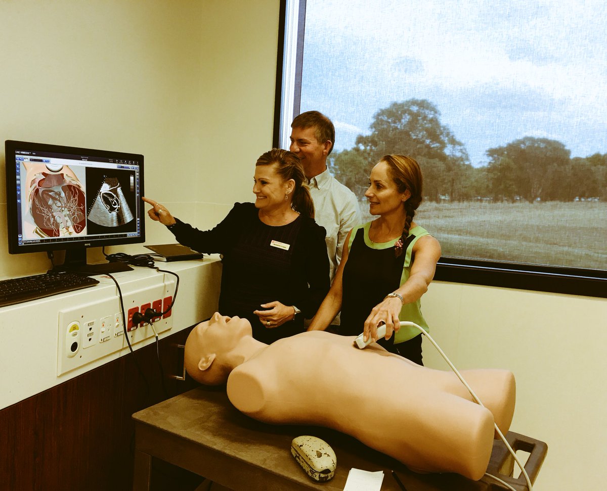 Saba_Ansari_'s tweet photo. Deakin #MedicalImaging students will train on @Mediquip_Aus - state of art u/s simulation system @epworthnews https://t.co/uqn0anB2H2