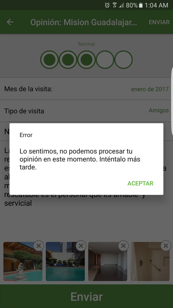mer_t1's tweet photo. @TripAdvisor porque cuando intento cargar una opinión me marca error? https://t.co/R3bRvd2PDm