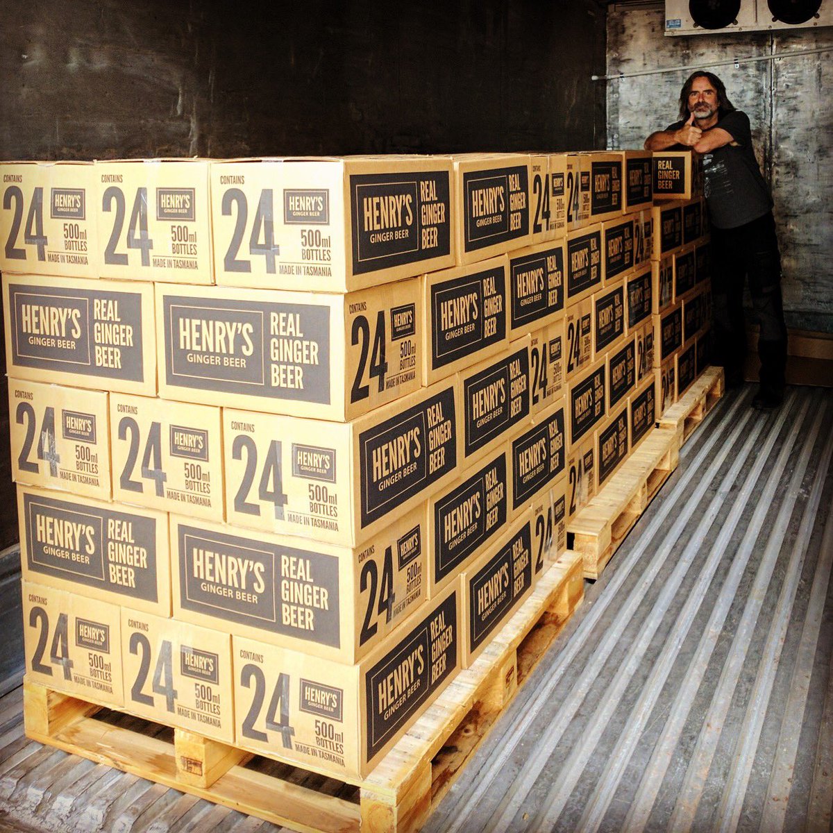 henrygingerbeer's tweet photo. Stock ready for @AusWoodenBoat and @FestivaleTas Thirsty work. https://t.co/4AJjGHHSoD