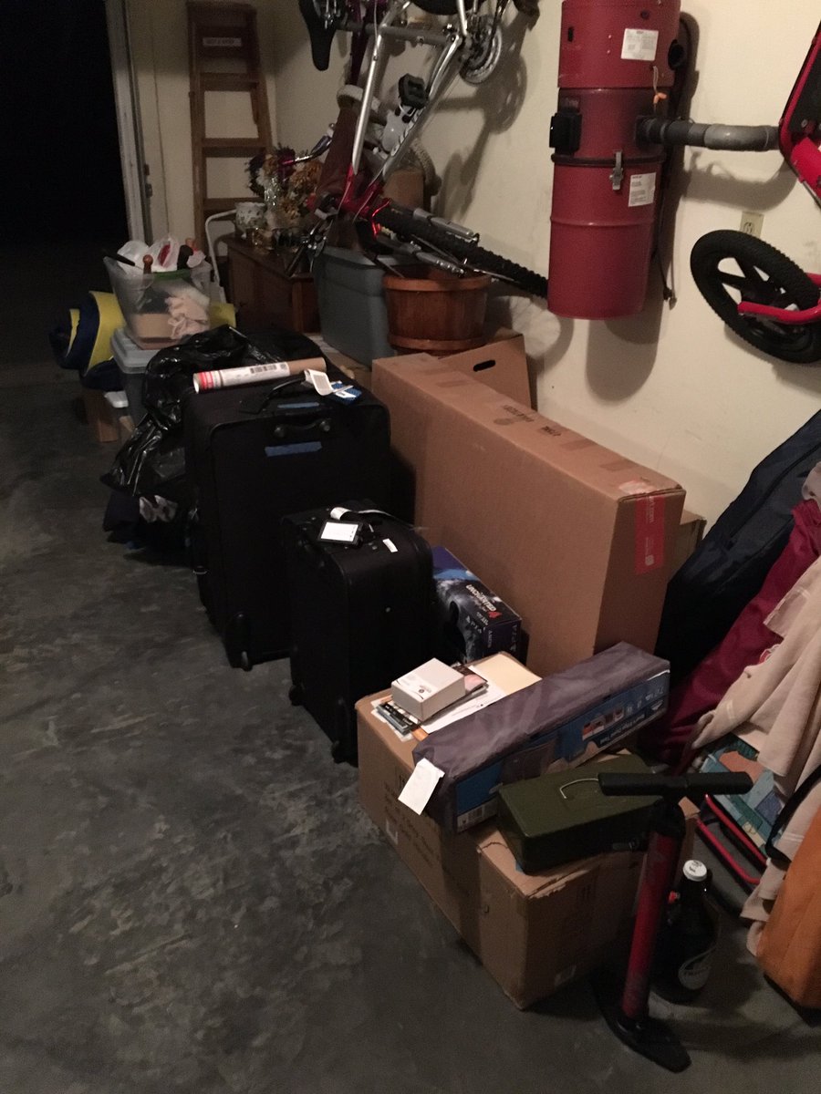 docsteadman's tweet photo. @supersteadman is back. How he got all this stuff in a Highlander is a mystery https://t.co/an31SXIGo5