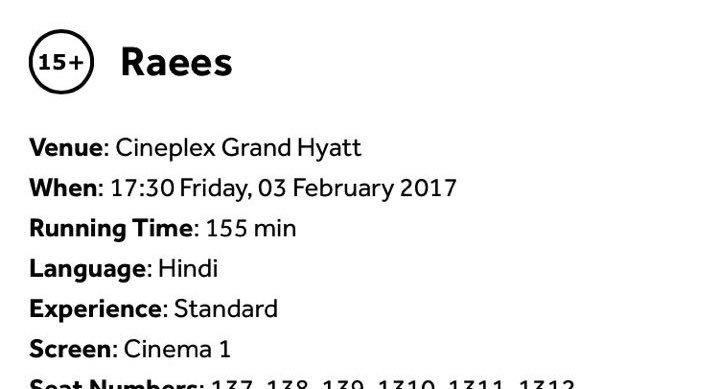 Ismatullahh's tweet photo. #RaeesAgain #RaeesWithFamily #RaeesDay @iamsrk @RedChilliesEnt @excelmovies Raees again with family this week 🤤😊#RaeesRockingIt https://t.co/OYZecijTNL