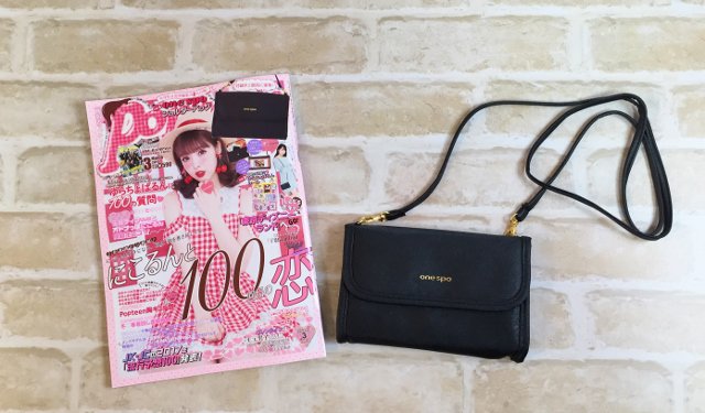 雑誌付録ラボ レビュー Popteen ポップティーン17年3月号 付録 One Spo ショルダーバッグ レビューブログ T Co Zwlm8ywm74