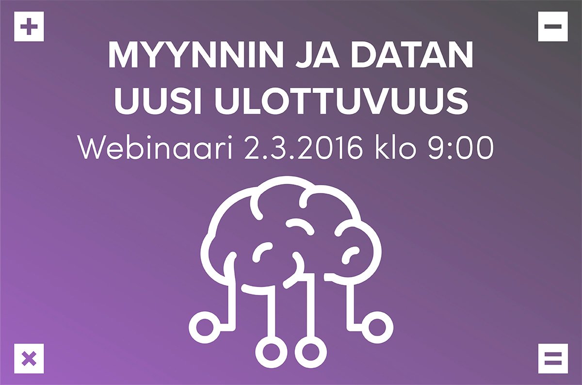 Nyt viedään #myynti ja data uudelle tasolle! Opi hyödyntämään muutos- ja murroskohtia myyntisyklin eri vaiheissa: bit.ly/2jBVaXr