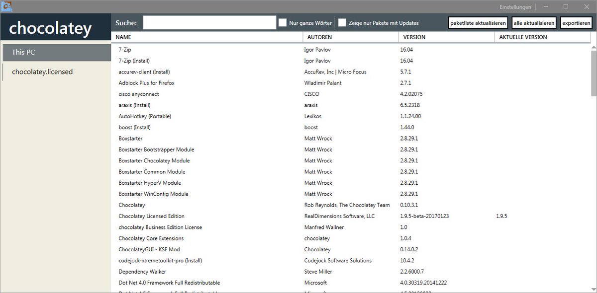 schusterfredl's tweet image. #localization OTW for #ChocolateyGUI #chocolateynuget 😀