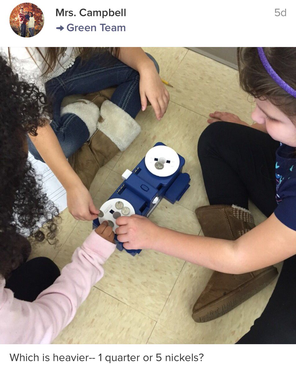LeolaElementary's tweet photo. Finding out this difference in the weights of different coins #science #elementary #secondhrade https://t.co/o9PuVDzX1h