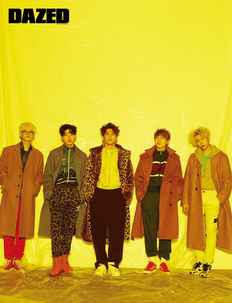 DazedKorea's tweet photo. Dazed February Issue✔
-
 “그 누구보다 더 가볼 생각이다.” -DAY6-
-
2016년에 데뷔한 JYP의 남성 밴드 데이식스. 진짜 국물을 우려내기 위한 그들만의 뜸 들이기.
-
#데이즈드 #dazedkorea #데이식스 #day6 https://t.co/co1wyv7tnO