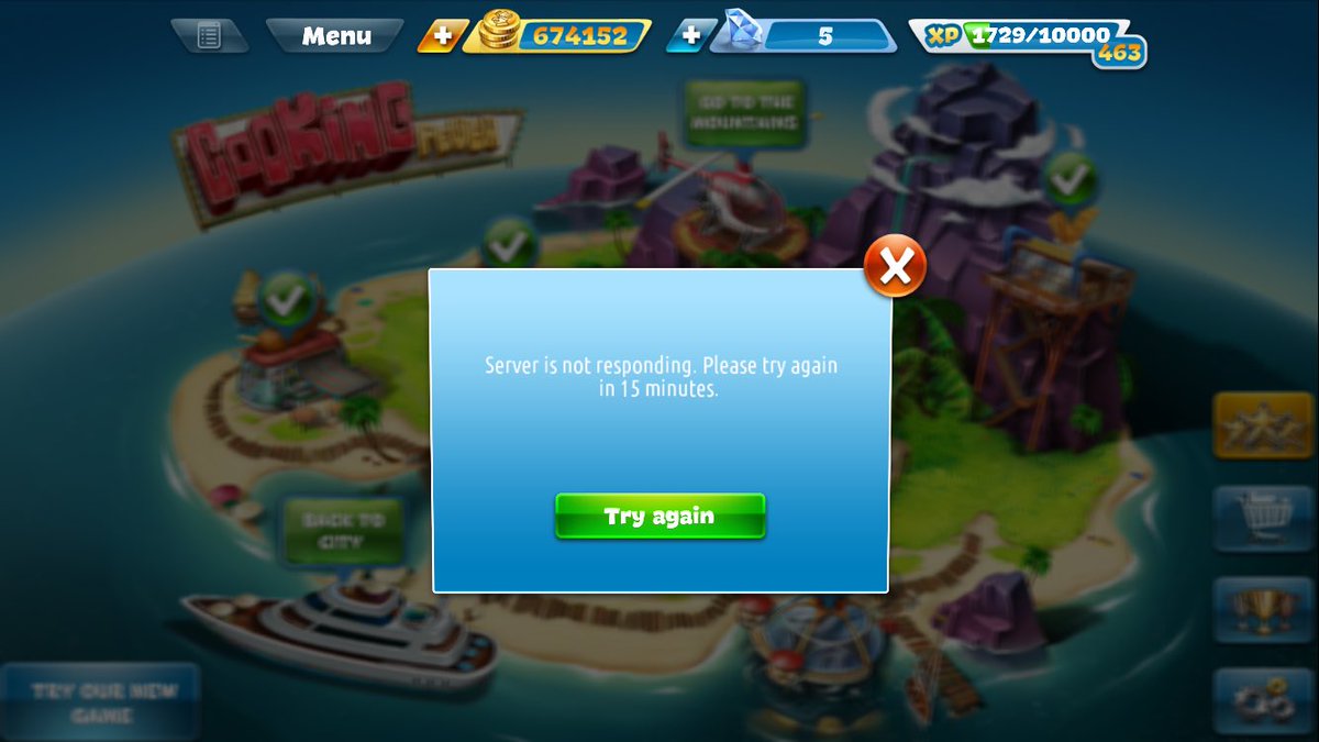 siskaanggrian's tweet photo. Hi @mycookingfever I have problem to participate in the tournament, but the game already decreased my coins and gems for participating. https://t.co/XaeA0qDLr4