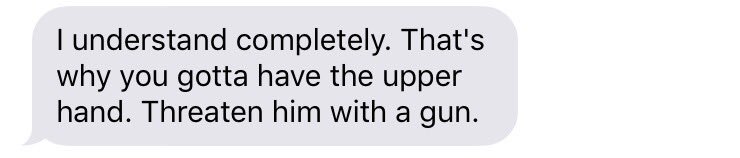MacyyBaker's tweet photo. When you tell your friend you're terrified of dating again.. 😂😂💀 https://t.co/PDNfKTQ5pZ