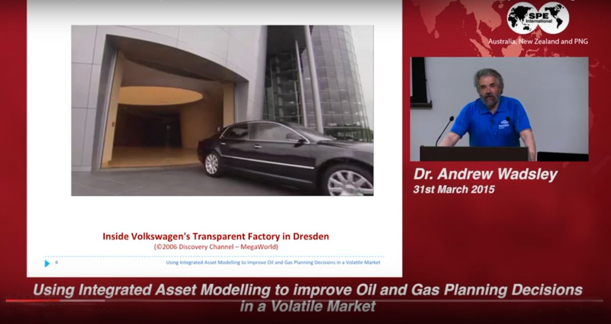 StochasticSL's tweet image. Watch Dr Andrew Wadsley's most successful #SPE lecture on #IntegratedAssetModelling in #OilGas, right here on: bit.ly/2jT934K