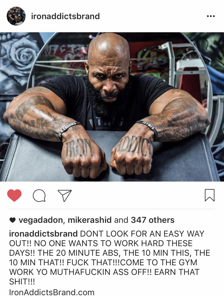 pdubz32's tweet photo. WORK HARD MUTHA FUCKAS! DONT LOOK FOR THE EASY WAY OUT! https://t.co/nlyBZePqrT