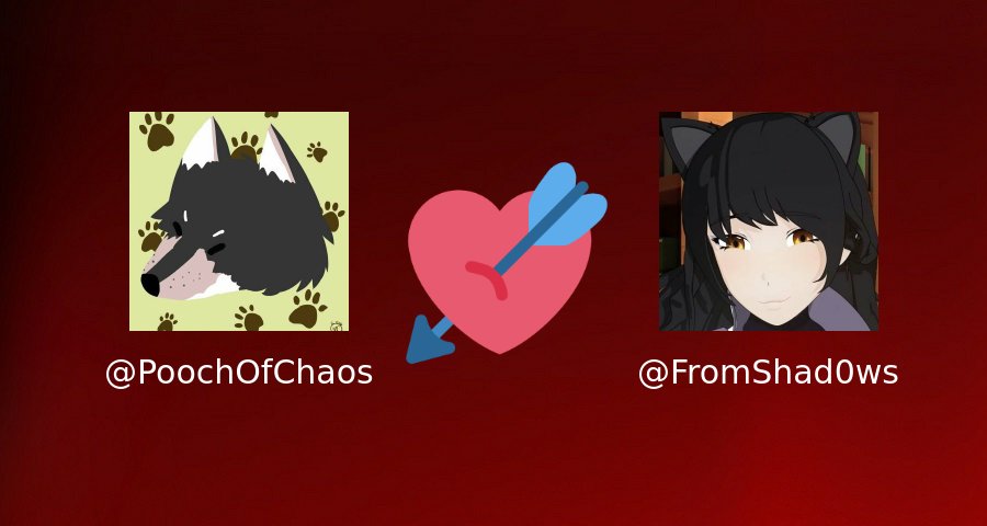 My Twitter Valentine is: <a href="/FromShad0ws/">𝕭𝖑𝖆𝖐𝖊</a>

Find yours at roundyearfun.com/valentine

.