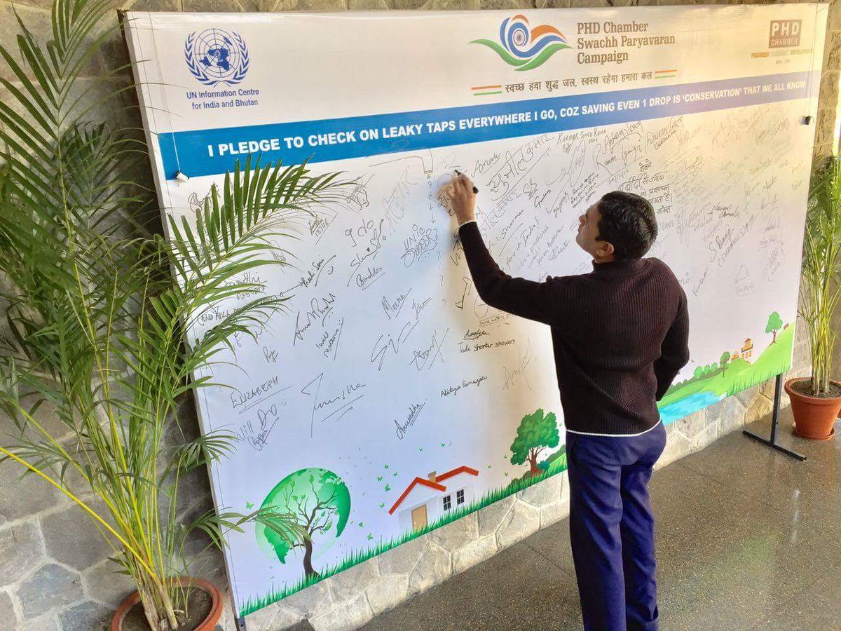 SwachParyavaran's tweet photo. UNIC New Delhi Pledge Signing PHD Chamber Swachh Paryavaran Campaign

https://t.co/nbyecLK1dn https://t.co/IHyhes3MD1