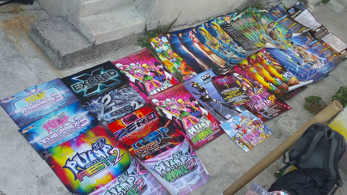 PIU_itemsMx's tweet photo. #prime2 #pumpitup #maquinitas #maquinadebaile #andamiro #piujp #piu_jp #piuitemsmx my personal flyers collection https://t.co/z9lSNHau4z
