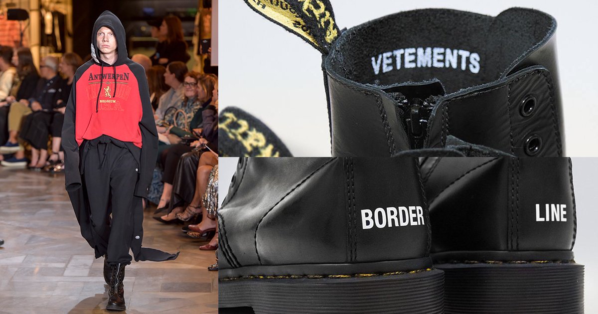 贅沢品 vetements dr.martens ブーツ gefert.com.br