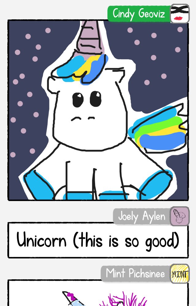 geoviz's tweet photo. Soy la mejor "Dibuja Unicornios" del mundo. ππ» #DrawStory https://t.co/SPMLovoLPV