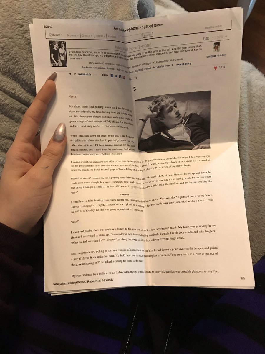 emosguitar's tweet photo. can we talk about how when i was 12 i got grounded from my laptop so i printed up niall fan fiction to read bc i was obsessed like why 😂😭 https://t.co/mdp7whpn6B
