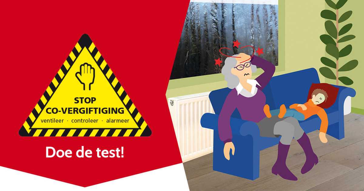 Doe de test! #koolmonoxidevergiftiging is dodelijk. Herken de signalen! #koolmonoxide nnc.io/KLe