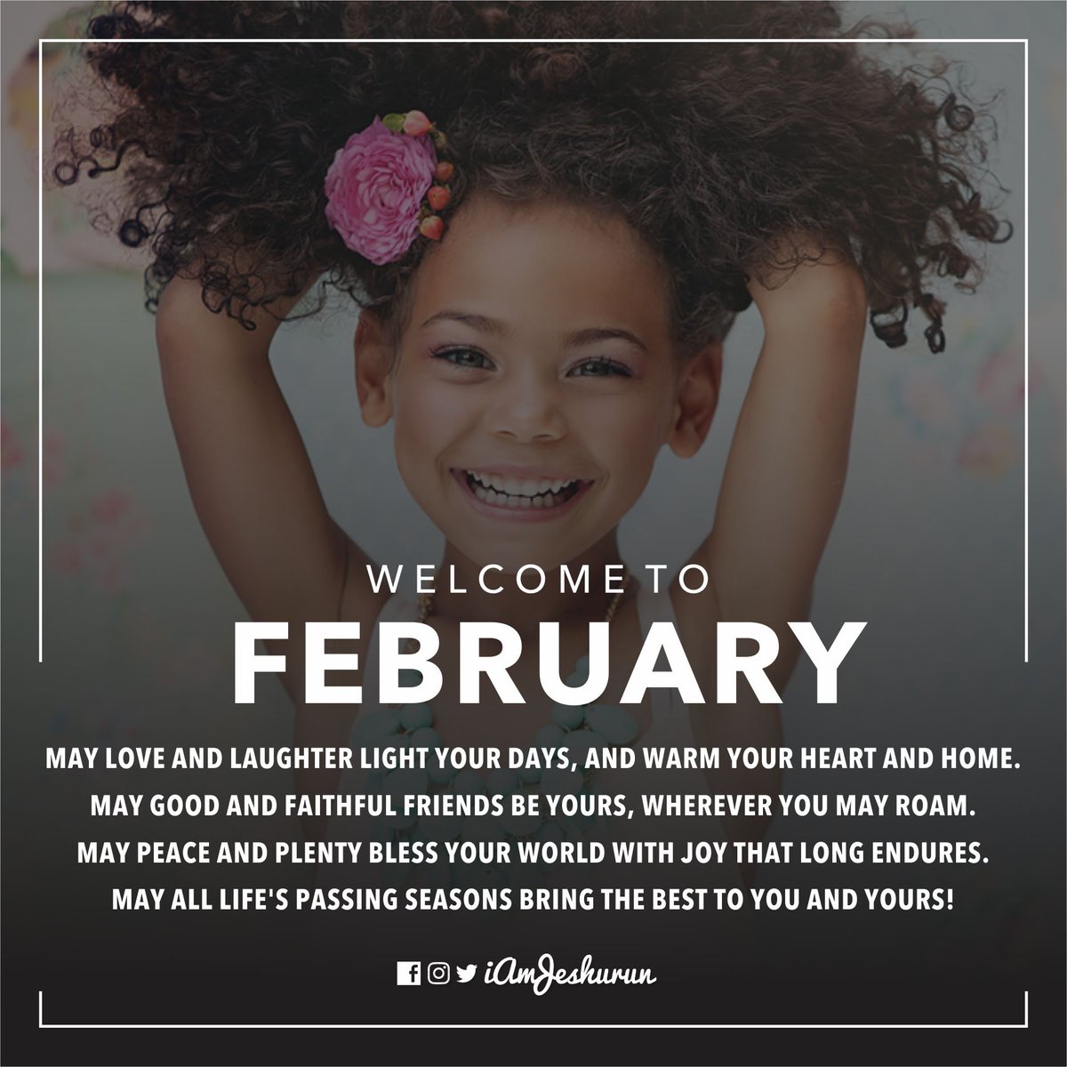 RevYinkaAdeleke's tweet image. Welcome to #February
May love and laughter light your days and warm your heart and home.
#inspire #graphic #design #creative #agency
