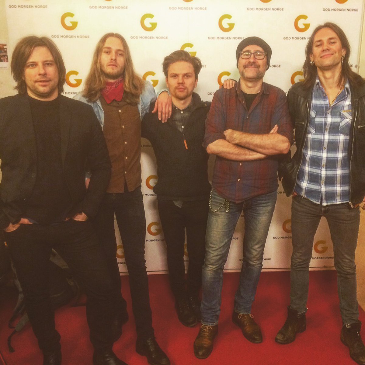 Hey! Vi spiller to låter fra det nye albumet på <a href="/GodMorgenNorge/">God morgen Norge</a> nå kl 08.22 og 09.52. Så tune in &amp; rock out!