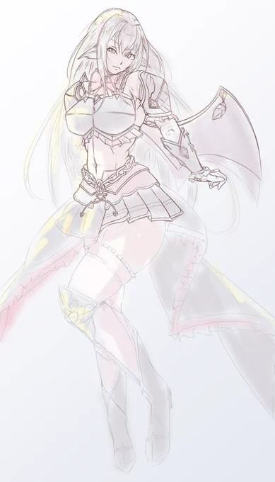 ラフからの清書作業_(๑•̀ᾥ•́๑)_/|_ 