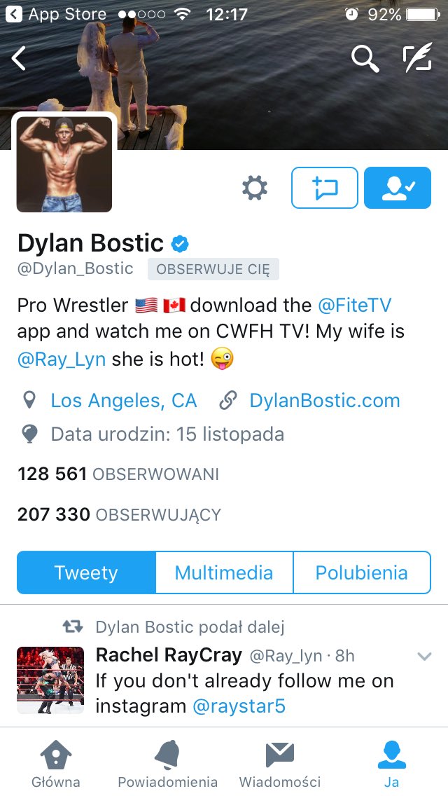 AnaStazja159's tweet photo. Omg !! @Dylan_Bostic Follow Me !! 😁 Im Happy ! #happy #poland #omg #cool https://t.co/L9IK9NuNsA