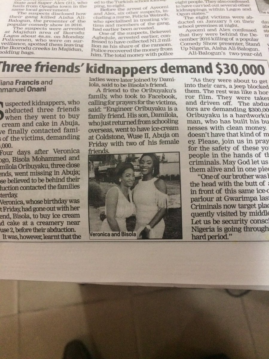 Balerion_S's tweet photo. So according to the papers the kidnappers have made contact 
Hopefully it's a safe process https://t.co/yBY6qdoVj6