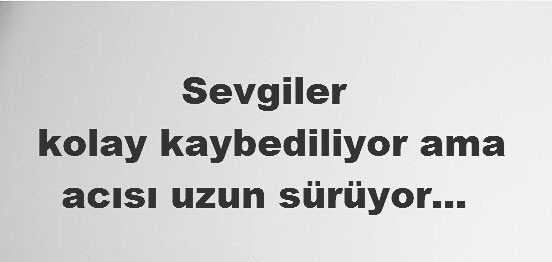 Aynen de geri kazanmak olsa keşke 😔