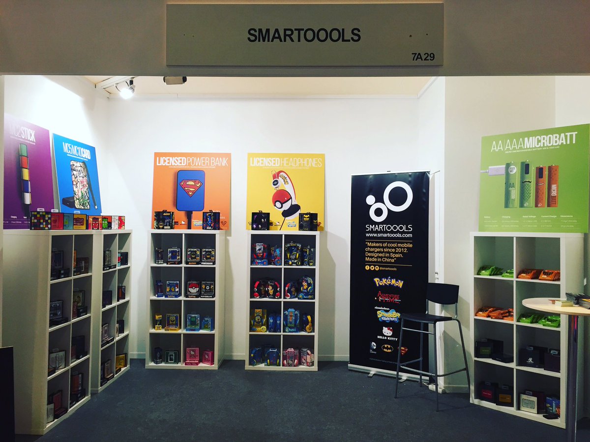 Smartoools's tweet photo. #Smartoools is in #Madrid!
Meet you at @FeriaIntergift booth 7A29 with #Batman #Superman #Batman #Pokemon https://t.co/xQXN3fIj0C