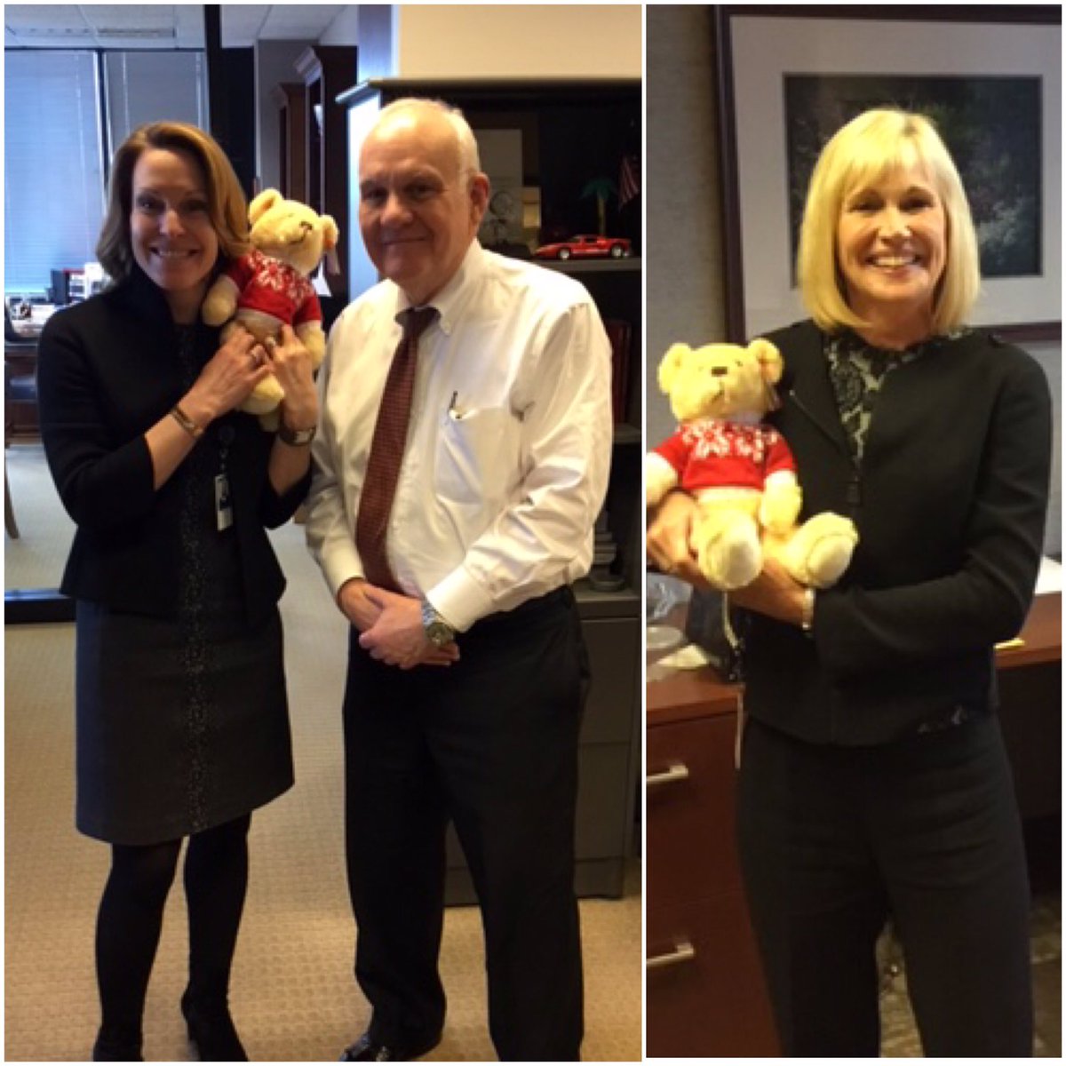 <a href="/Enterprise/">Enterprise</a> #whereisrainbowjack <a href="/RainbowTrustCC/">Rainbow Trust Children’s Charity</a> Rainbow Jack with Andy &amp; Chrissy Taylor &amp; Pam Nicholson in St Louis!!🎉 #ERAC #EU99