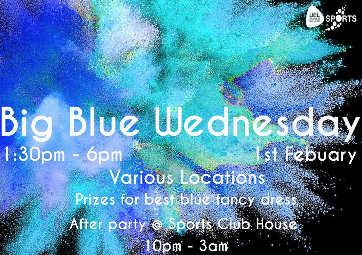 It's #BigBlueWednesday! Have a look at all our games &amp; after party info on our Facebook event! See you there 👀 bit.ly/2jRwfjN