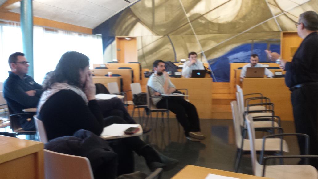 Avui amb #RamonMorancho parlant de #marketing de #biomassa a #Vic. #securechain