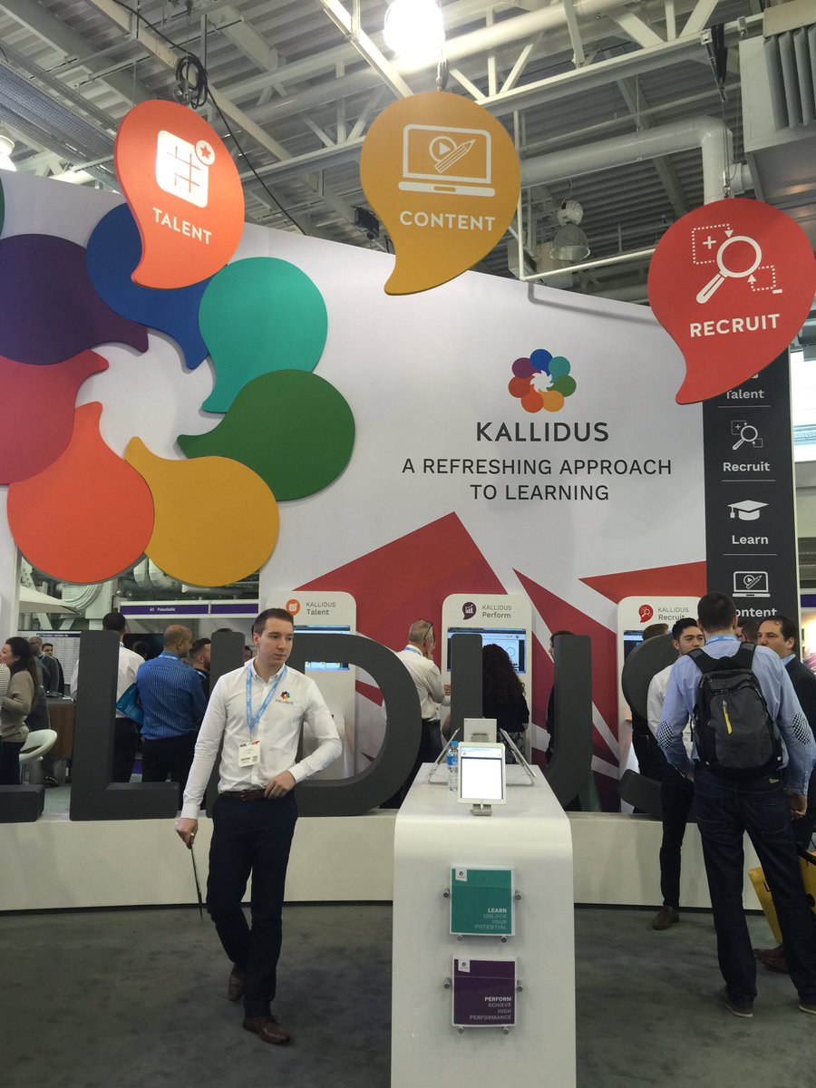 TanyaR2020's tweet photo. And the prize for the tallest stand at #LT17uk goes to @Kallidus stand B1. Highly recommend the pistachio gelato they're serving up too. https://t.co/Euuq9ZS7xl