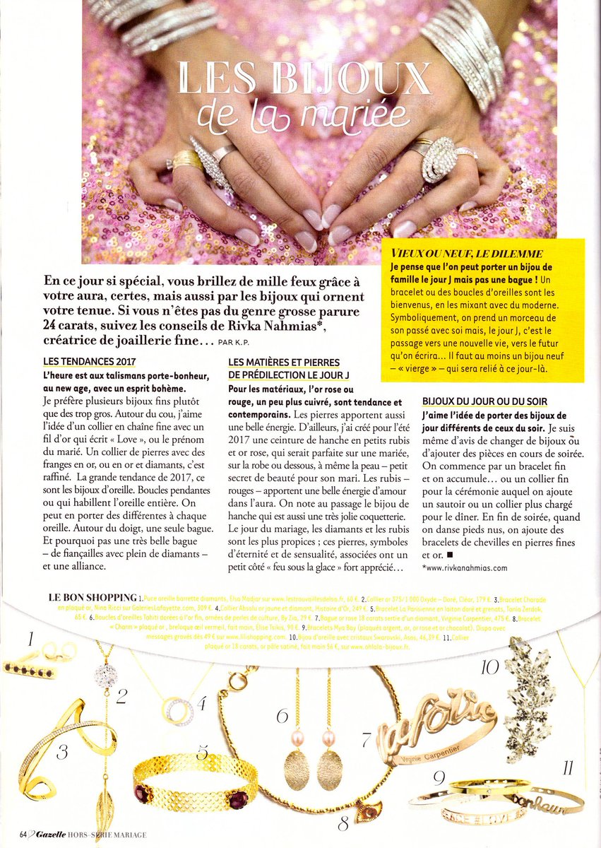 IconopressRP's tweet photo. Les bons accessoires pour une mariée selon @Gazellemag ? Les bijoux @OHLALAbijou, Tania Z, By Zia et ceux disponibles sur @LiliShopping https://t.co/l4hogMI9aQ
