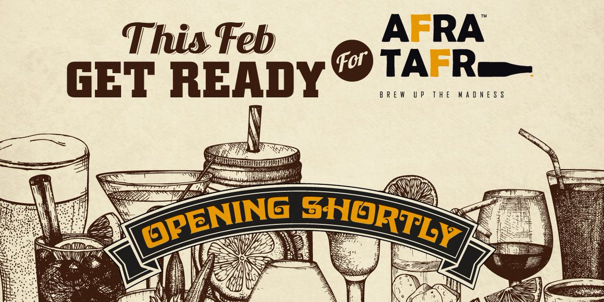 letsdoafratafri's tweet photo. Gear up for some #AfraTafri #madness. 
#openingshortly https://t.co/6rhQBCgFtJ