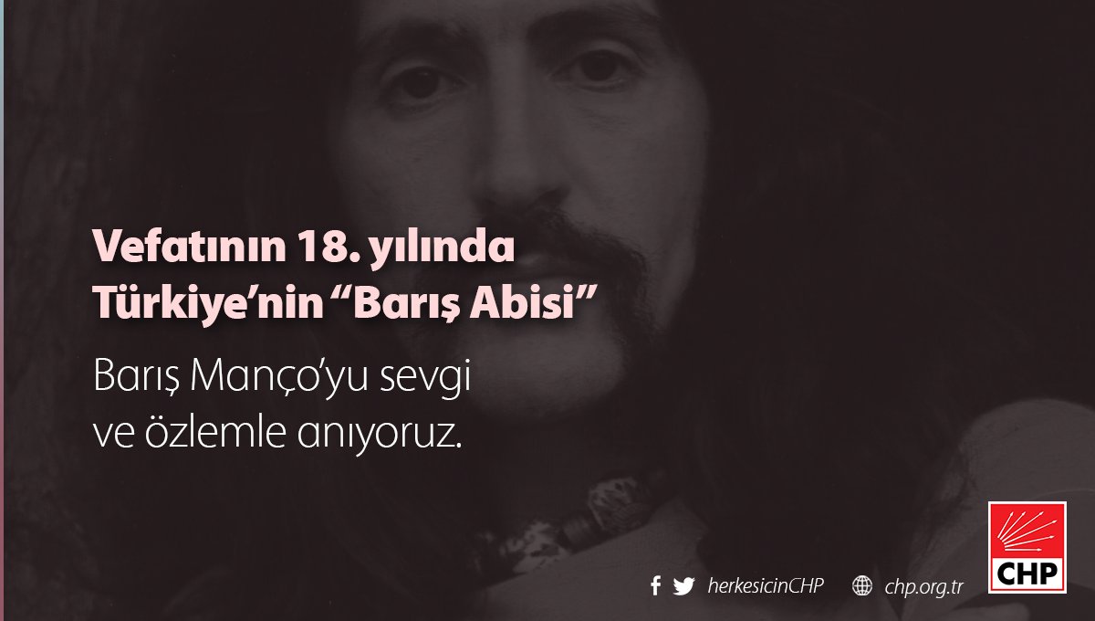 herkesicinCHP's tweet photo. #BarışManço https://t.co/riu8AVguJe