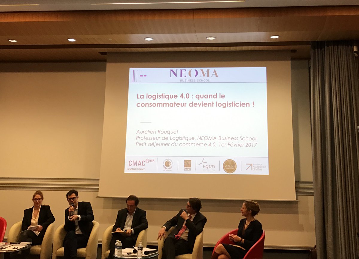 <a href="/AurelienRouquet/">Aurélien Rouquet</a> aborde la Logistique 4.0 sous l'angle du consommateur : "Le consommateur est une ressource logistique" #chaireleclerc