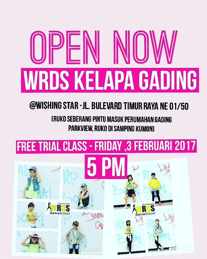 Hai we'r back in Kelapa Gading ..come n join FREE Trial class - jumat ini jam 5 sore ya @Wishing Star - Jl. Bulevard Timur Raya NE 01/50