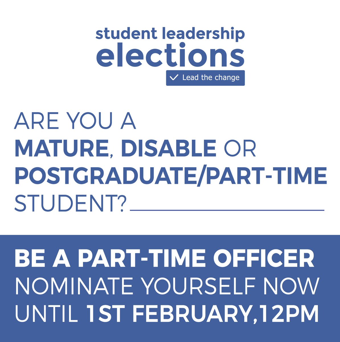suuggiag's tweet photo. You have until noon today to nominate yourself or a friend of yours for these three roles. Do it here: https://t.co/O44JzUpLQs https://t.co/ulehPSBlXn