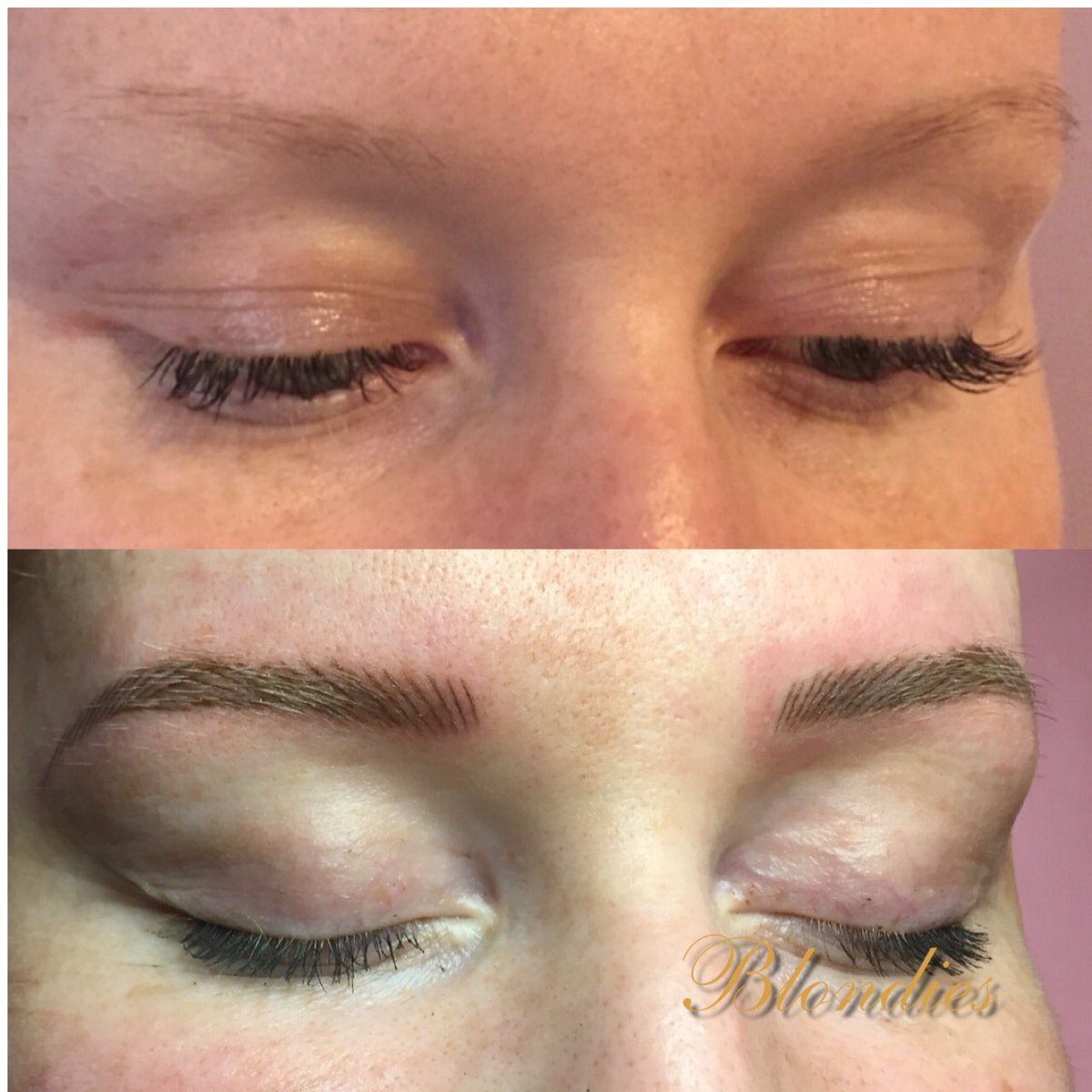 Blondies06's tweet photo. #emBROWdery at Blondies by @Traytruffles #micropigmentation #semipermanentbrows #brows #blondieshairandbeauty #featherstrokebrows https://t.co/BMnkfP9W2S