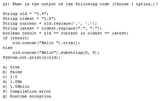 eJavaGuru's tweet image. We just posted 15 *FREE* sample questions on Java String Pool, to help you to prepare for your first Java cert:
ejavaguru.com/freeresources/…