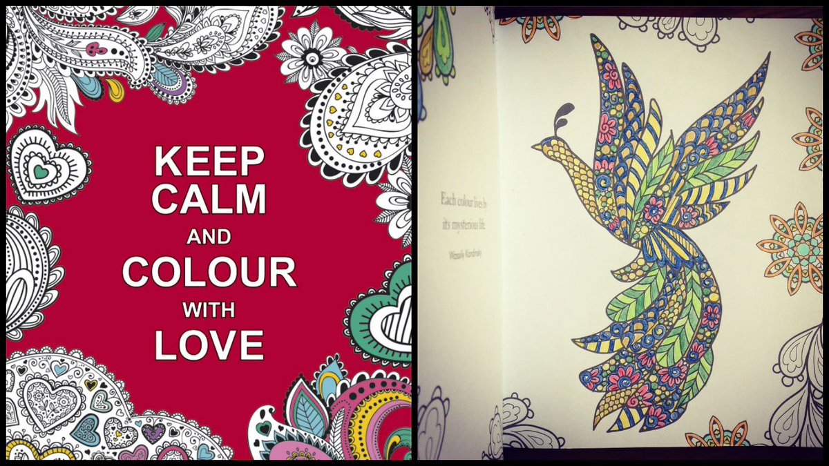 As February is the month of love why not get into the #Valentine's mood with Keep Calm and Colour with Love. ow.ly/DOqW308q1Za