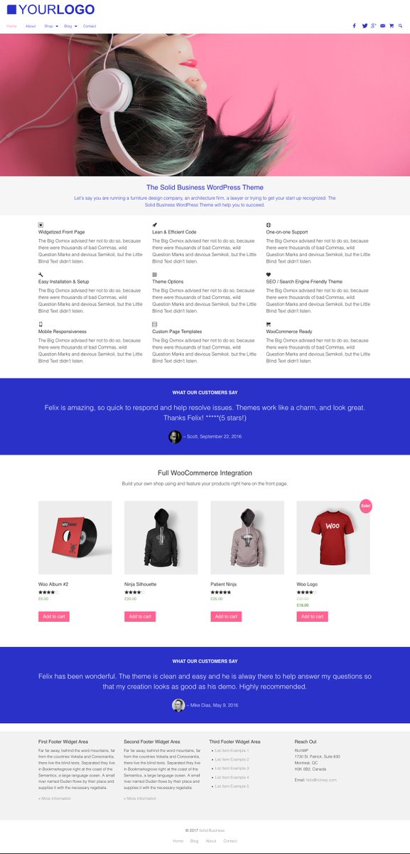 RichWP's tweet photo. The Solid Business WordPress Theme from RichWP can be used for professional websites in almost any industry » https://t.co/SCp48AEI5l  #WP https://t.co/of6ij6hSOG