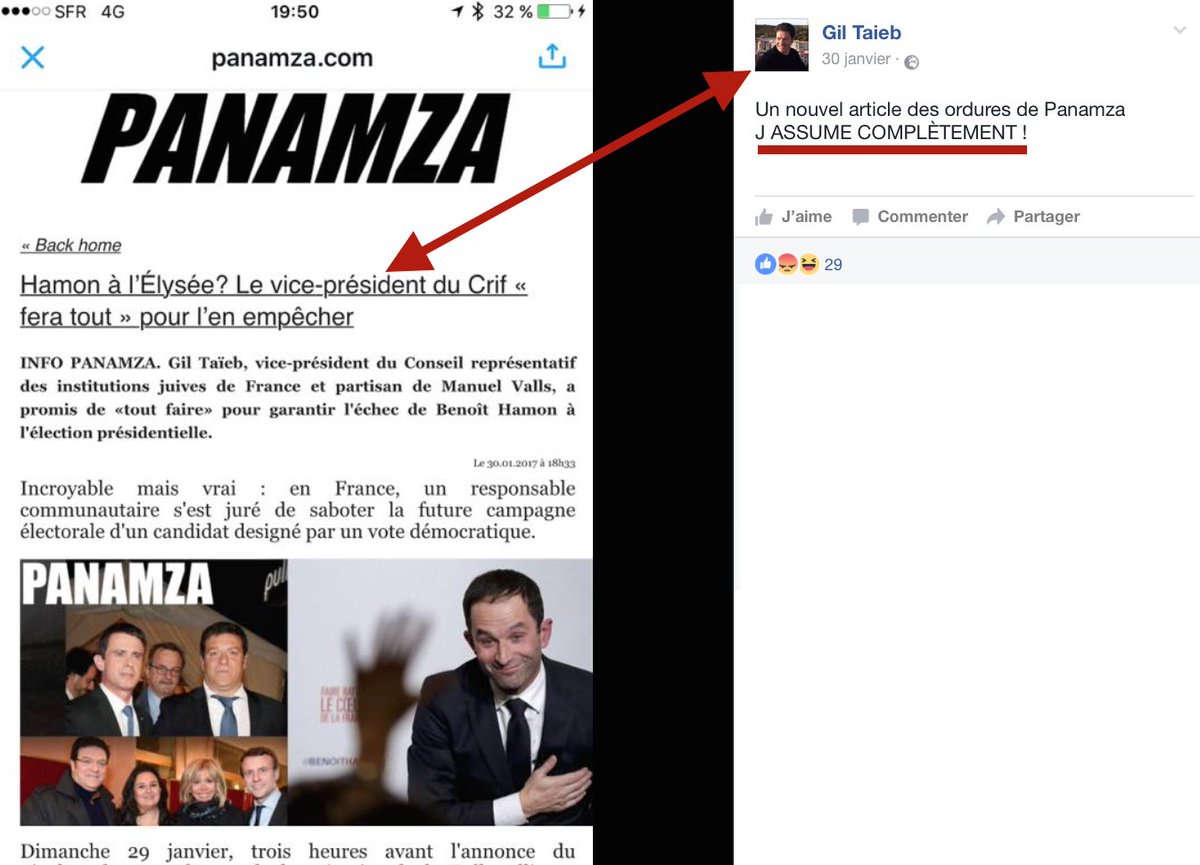 Hamon dans le collimateur : un dirigeant du Crif confirme (vulgairement) l'info de Panamza