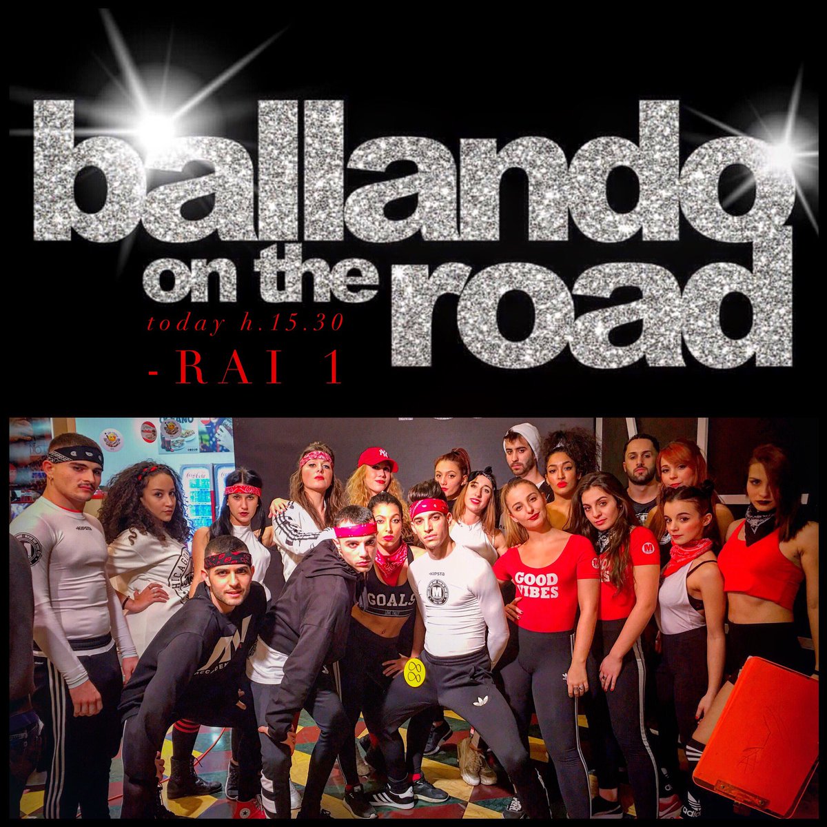 ivanspinella's tweet photo. •Todayyy...!!!🔥🔥🔥
#BallandoOnTheRoad #BallandoConLeStelle #millycarlucci #team #momacademy #milano #rai1 #choreo #accademiemoma #follow https://t.co/6B9cqUKDjx