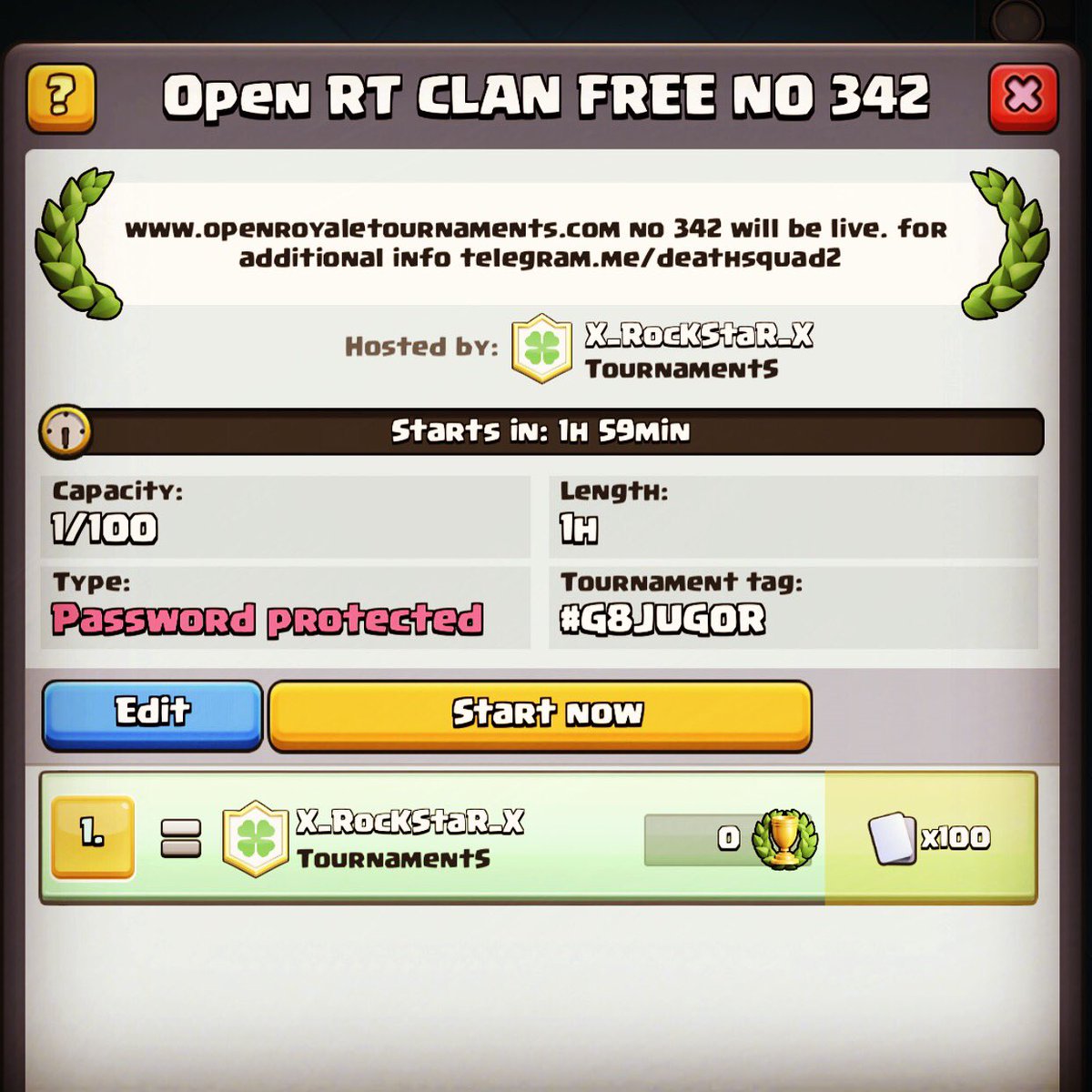 BE AWARE THAT PASSWORD CAN BE CHANGED EVERY 5 MINUTES

telegram.me/deathsquad2