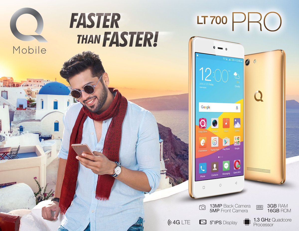 QMobileDigital's tweet photo. Experience #FasterthanFaster performance like never before with the #QMobile #LT700Pro. To know more, click here: https://t.co/mDrk7htYWu https://t.co/3vzFVSVt17