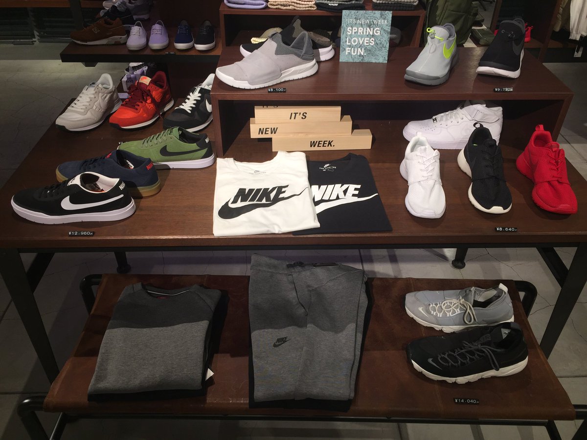 BY_MACHIDA's tweet photo. ”Mens”
<NIKE>
ナイキの新作アイテムが多数入荷しております。是非店頭にてご覧下さいませ。
#BYITEMSM 
#beautyandyouth
#NIKE
#ルミネ町田 https://t.co/J05rudZwMX