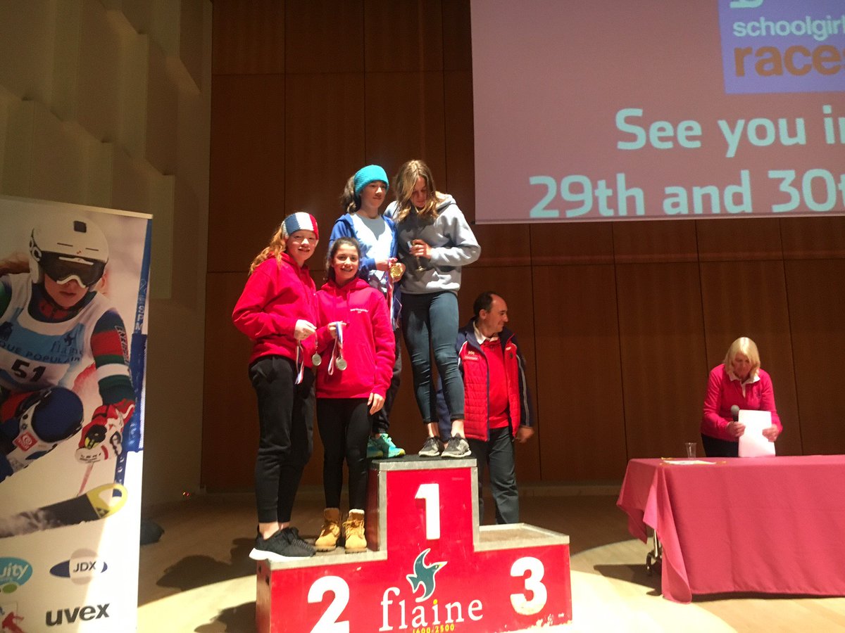 NewHallSchool's tweet photo. Some more photos of our champion skiiers from the last few days in Flaine at the British Schoolgirls' Races! @BSRaces #bsr2017 #BSiL https://t.co/T5AeGIex27